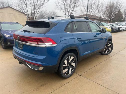 Blue 2025 Volkswagen Atlas Cross Sport 2.0T SE w/Technology 4MOTION