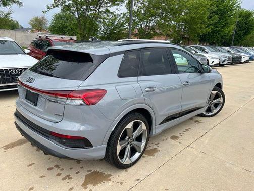 Pebble Gray 2025 Audi Q4 e-tron Premium Plus 55 quattro