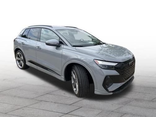 Pebble Gray 2025 Audi Q4 e-tron Premium Plus 55 quattro