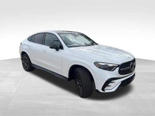 Moonlight White 2026 Mercedes-Benz GLC 300 4MATIC Coupe
