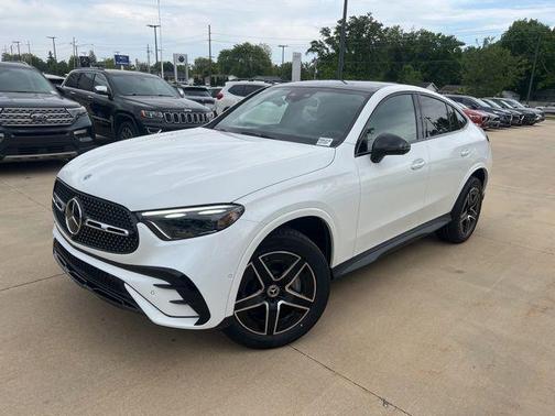 Moonlight White 2026 Mercedes-Benz GLC 300 4MATIC Coupe