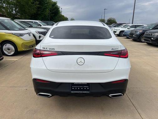 Moonlight White 2026 Mercedes-Benz GLC 300 4MATIC Coupe