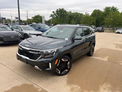 Gravity Gray 2024 Kia Seltos SX Turbo