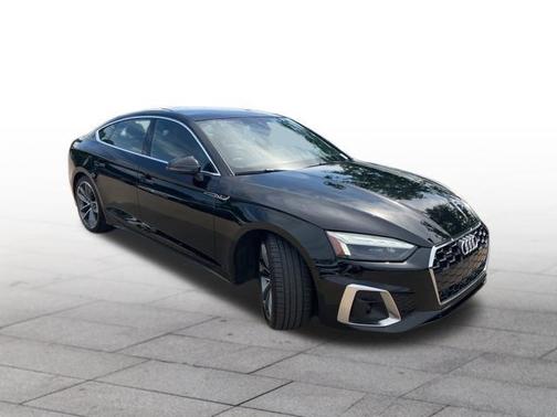 Mythos Black Metallic 2023 Audi A5 Sportback 45 S Line Premium Plus