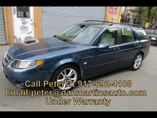 Blue 2008 Saab 9-5 4dr Wgn SportCombi