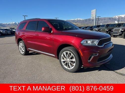 Octane Red Pearlcoat 2022 Dodge Durango SXT