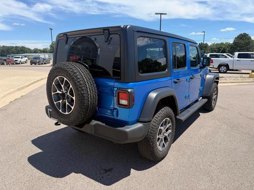 Blue 2025 Jeep Wrangler Sport S
