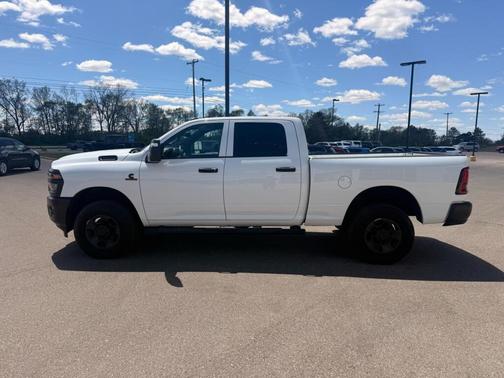 White 2025 RAM 3500 Tradesman Crew Cab 4x4 6'4' Box