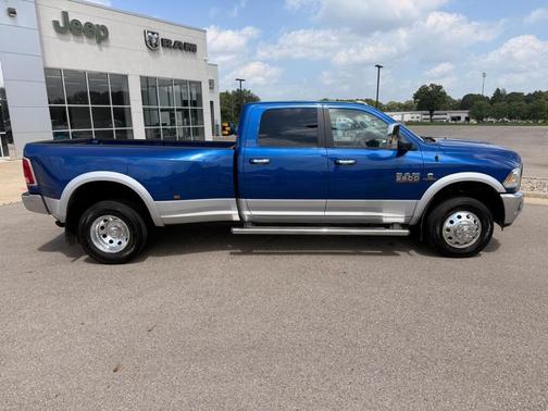 Blue 2018 RAM 3500 Laramie Crew Cab LWB 4WD DRW