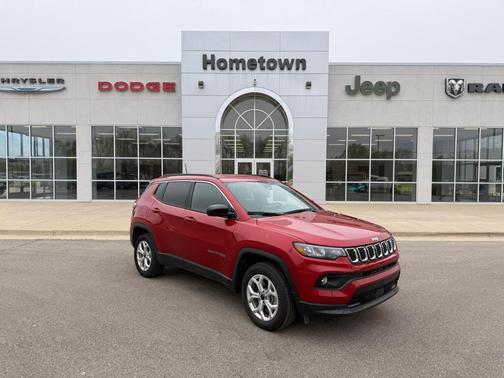 Red 2025 Jeep Compass Latitude
