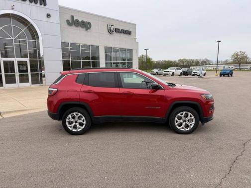 Red 2025 Jeep Compass Latitude