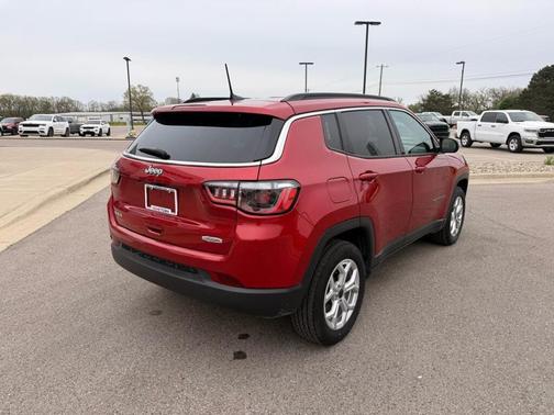 Red 2025 Jeep Compass Latitude