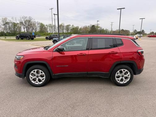 Red 2025 Jeep Compass Latitude