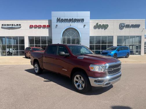 Red 2022 RAM 1500 Big Horn/Lone Star