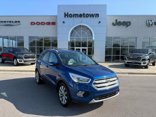 Blue 2017 Ford Escape Titanium
