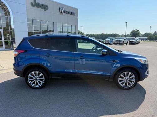 Blue 2017 Ford Escape Titanium