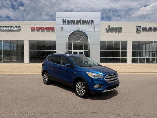 Blue 2017 Ford Escape Titanium