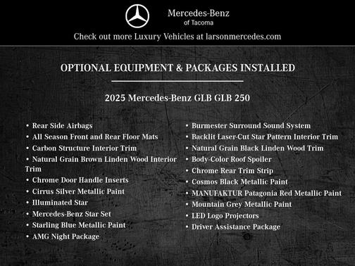 2025 Mercedes-Benz GLB 250 4MATIC