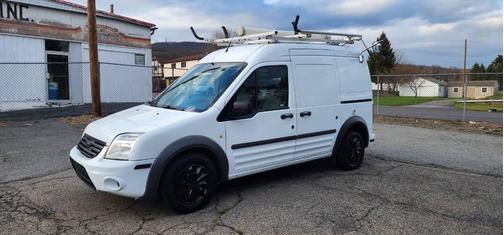 Frozen White 2012 Ford Transit Connect XLT