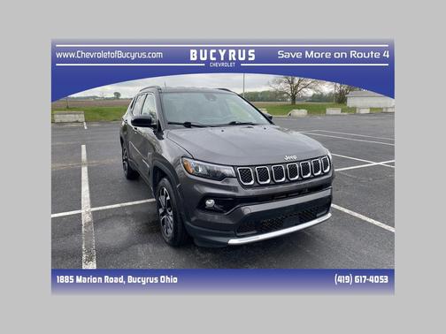 Gray 2024 Jeep Compass Limited