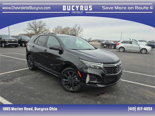 Mosaic Black Metallic 2022 Chevrolet Equinox FWD RS