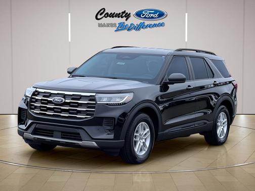 Agate Black Metallic 2026 Ford Explorer Active