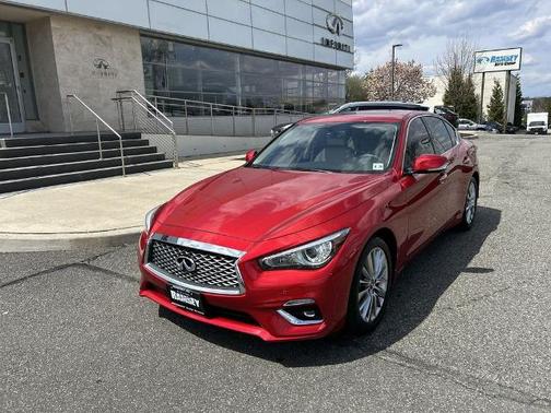 Dynamic Sunstone Red 2023 INFINITI Q50 LUXE
