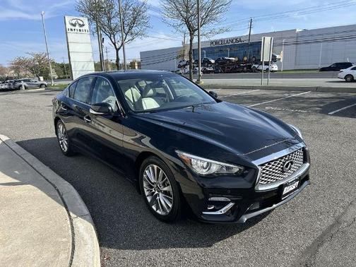 Midnight Black 2023 INFINITI Q50 LUXE