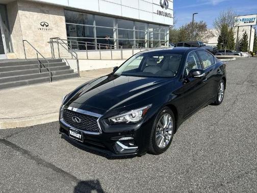 Midnight Black 2023 INFINITI Q50 LUXE