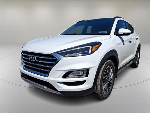 White Cream 2021 Hyundai TUCSON Ultimate