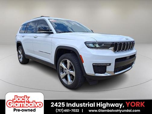 Bright White Clearcoat 2022 Jeep Grand Cherokee L Limited