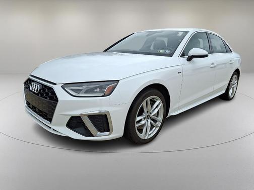 Ibis White 2021 Audi A4 45 S line quattro Premium