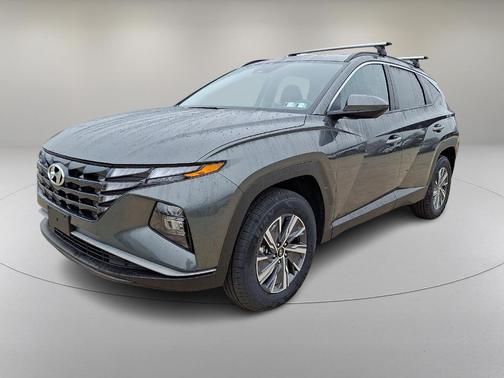 Amazon Gray 2024 Hyundai TUCSON Hybrid Blue