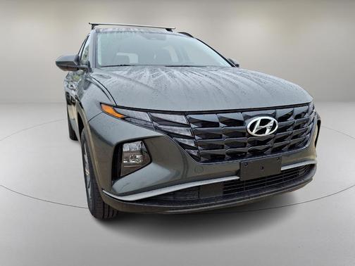 Amazon Gray 2024 Hyundai TUCSON Hybrid Blue