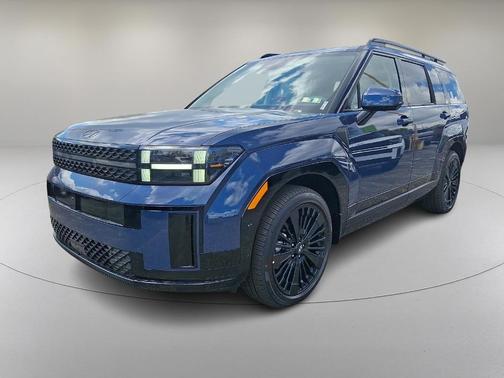 Atlantic Blue 2026 Hyundai SANTA FE HEV Calligraphy