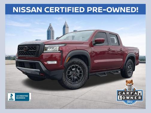 Cardinal Red Metallic 2023 Nissan Frontier PRO-X