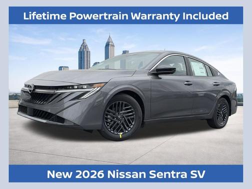 Gun Metallic 2026 Nissan Sentra SV