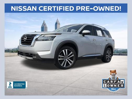 Brilliant Silver Metallic 2023 Nissan Pathfinder Platinum
