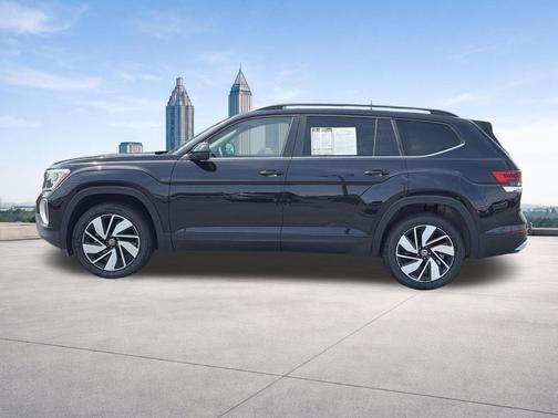 Deep Black Pearl Effect 2025 Volkswagen Atlas 2.0T SE