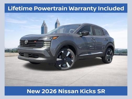 Gun Metallic 2026 Nissan Kicks SR