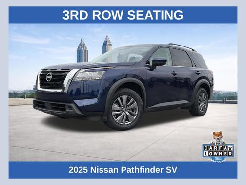 Deep Ocean Blue 2025 Nissan Pathfinder SV