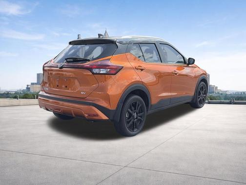 Monarch Orange / Super Black 2024 Nissan Kicks SV