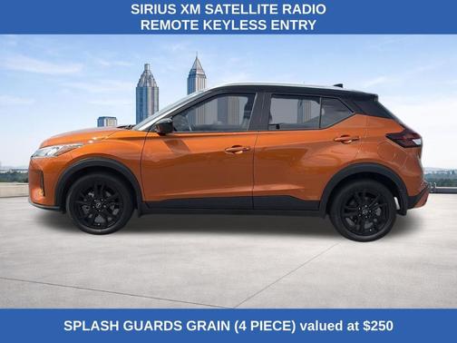Monarch Orange / Super Black 2024 Nissan Kicks SV