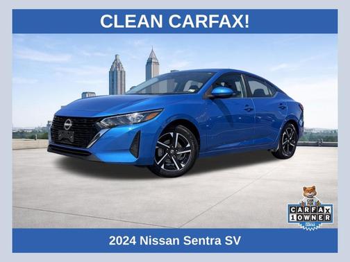 Electric Blue Metallic 2024 Nissan Sentra SV