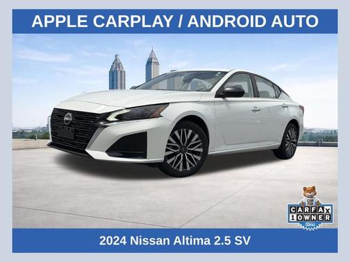 White 2024 Nissan Altima 2.5 SV
