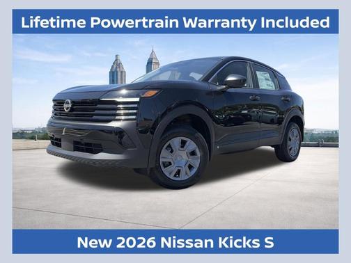 Super Black 2026 Nissan Kicks S