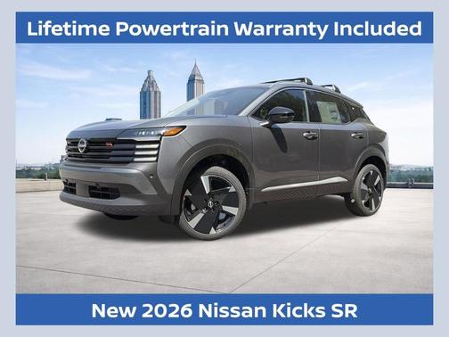 Gun Metallic 2026 Nissan Kicks SR
