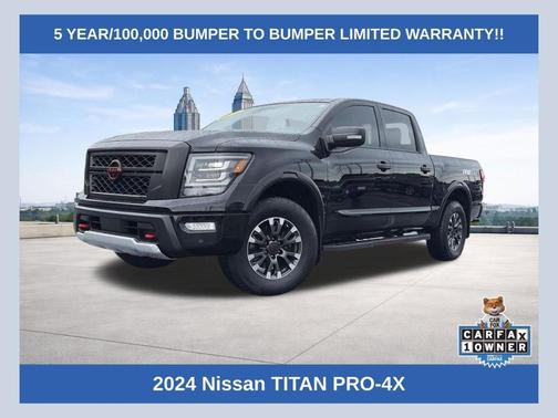 Black 2024 Nissan Titan PRO-4X