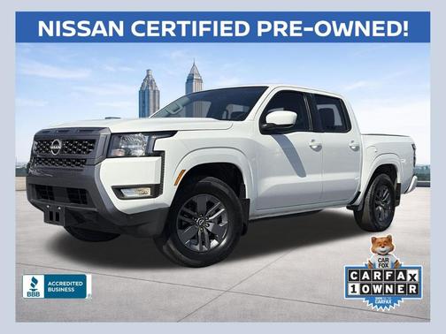 Glacier White 2025 Nissan Frontier SV