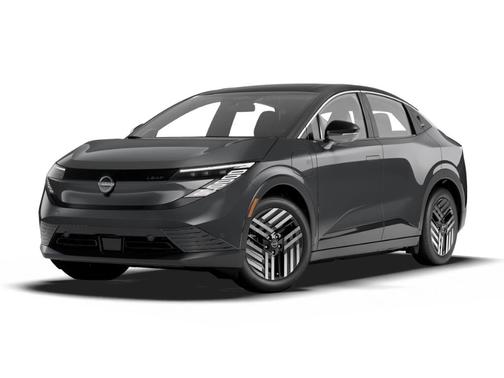 White / Black 2026 Nissan Leaf PLATINUM+